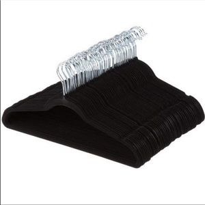 Black velvet hangers